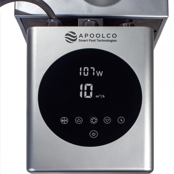 Full Inverter Poolpumpe Apoolco E-SAVER, 5-25m³/h, regulierbar, 230V, ASPT-24