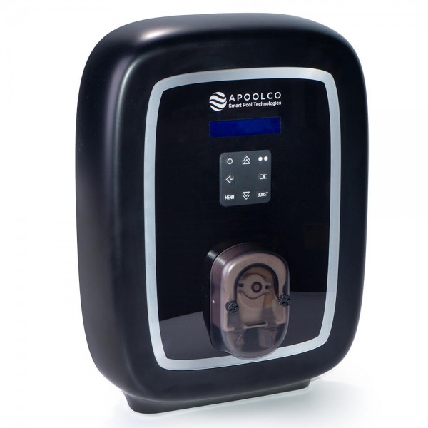 Salzelektrolyseanlage Apoolco Pool SALT PRO, pH/Rx, 18g, bis 70m³, inkl. Low Salt Modus bis 50m³