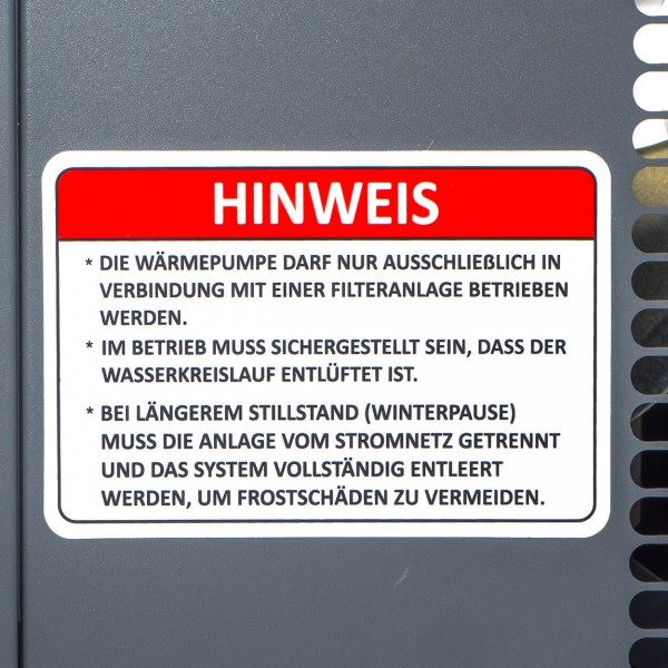 Full Inverter Wärmepumpe Apoolco SILENT HEAT, 11 kW, bis 55m³, ASPT-110