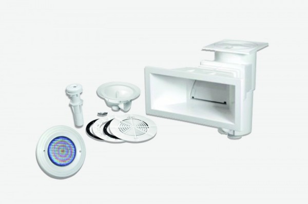 POOLCITY Thermostone® Set mit Treppe über die ganze Breite