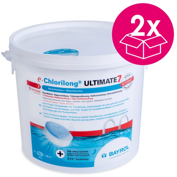 2er SET, Bayrol Chlorilong ULTIMATE 7 4,8 kg