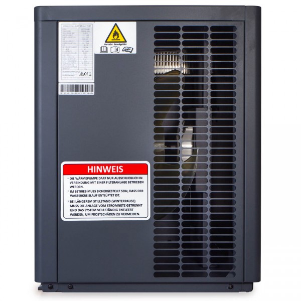 Full Inverter Wärmepumpe Apoolco SILENT HEAT, 11 kW, bis 55m³, ASPT-110