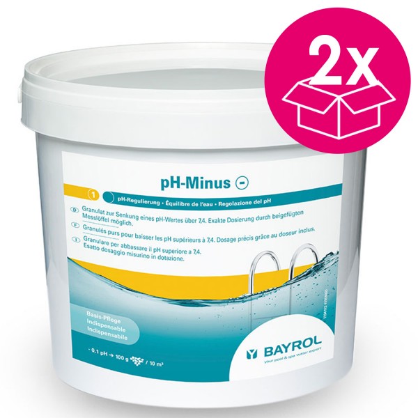 2er SET, Bayrol pH-Minus 6 kg